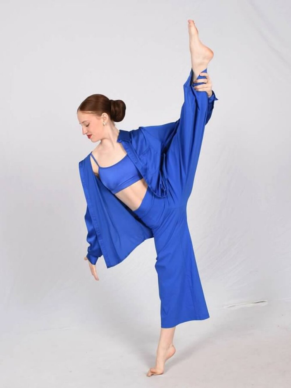 Weissman Blue Contemporary Dance Costume, XSA